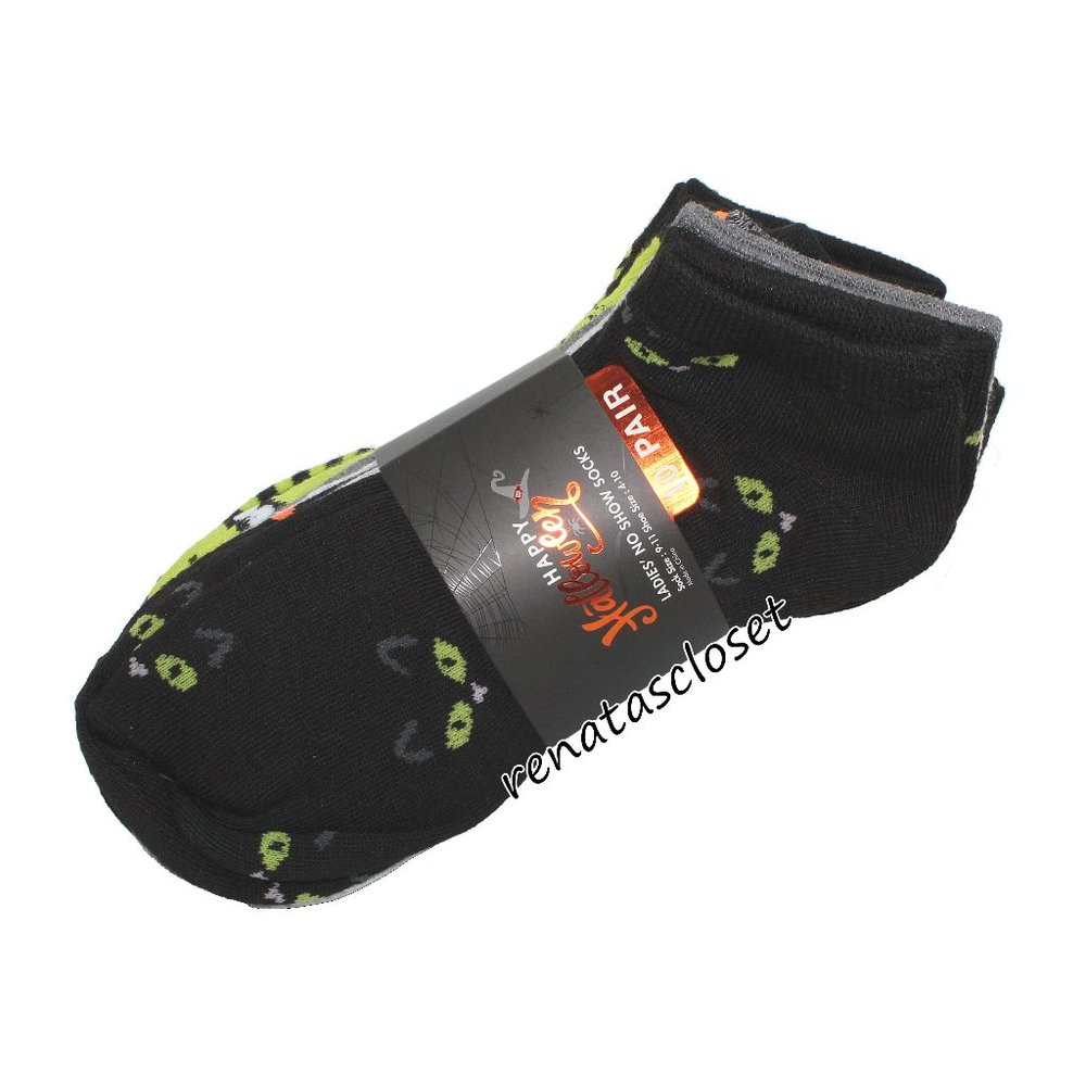 Modern Heritage Women's 10-pair Halloween Low-Cut Socks NIP